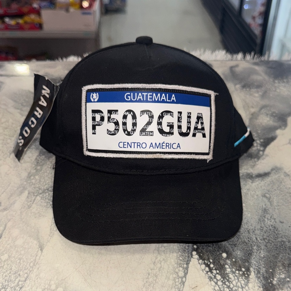 Guatemala Black License Plate Cap